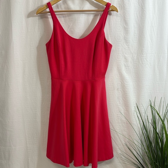 Amanda Uprichard Ponte Fit & Flare Dress Pink medium - Picture 2 of 13